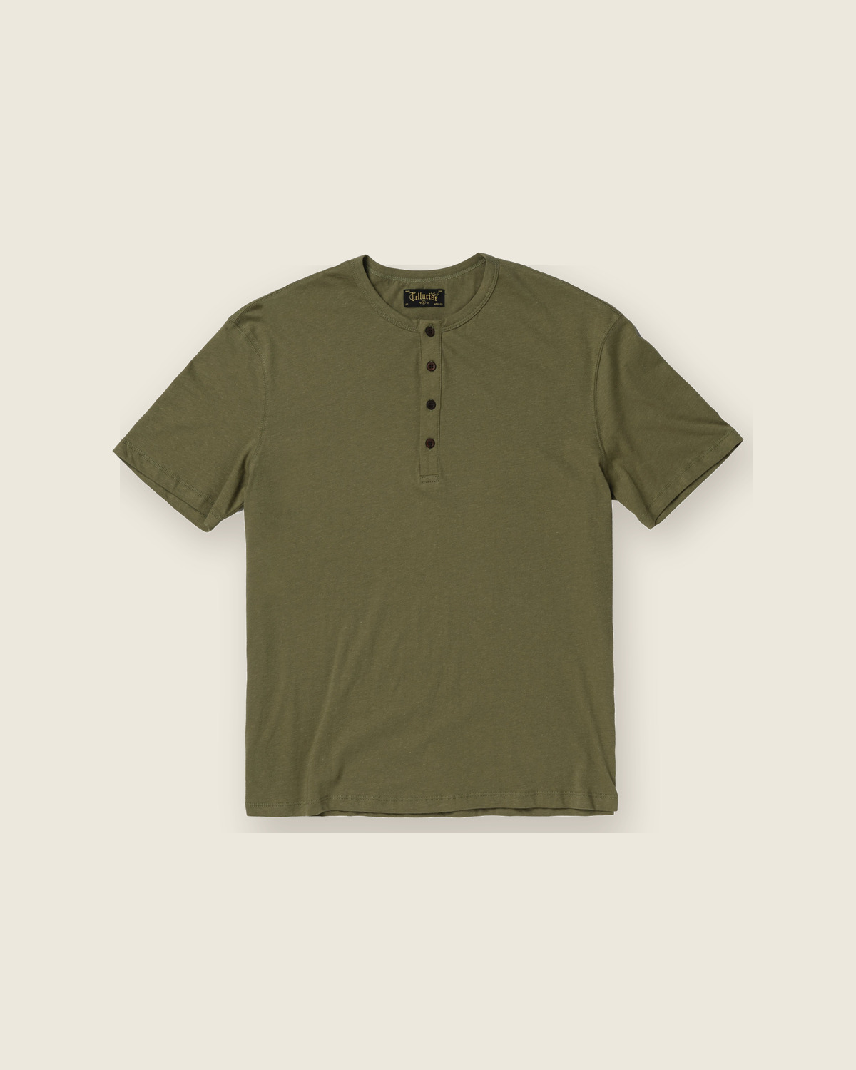 TELLURIDE RANCHERO HENLEY T-SHIRT - GRASS