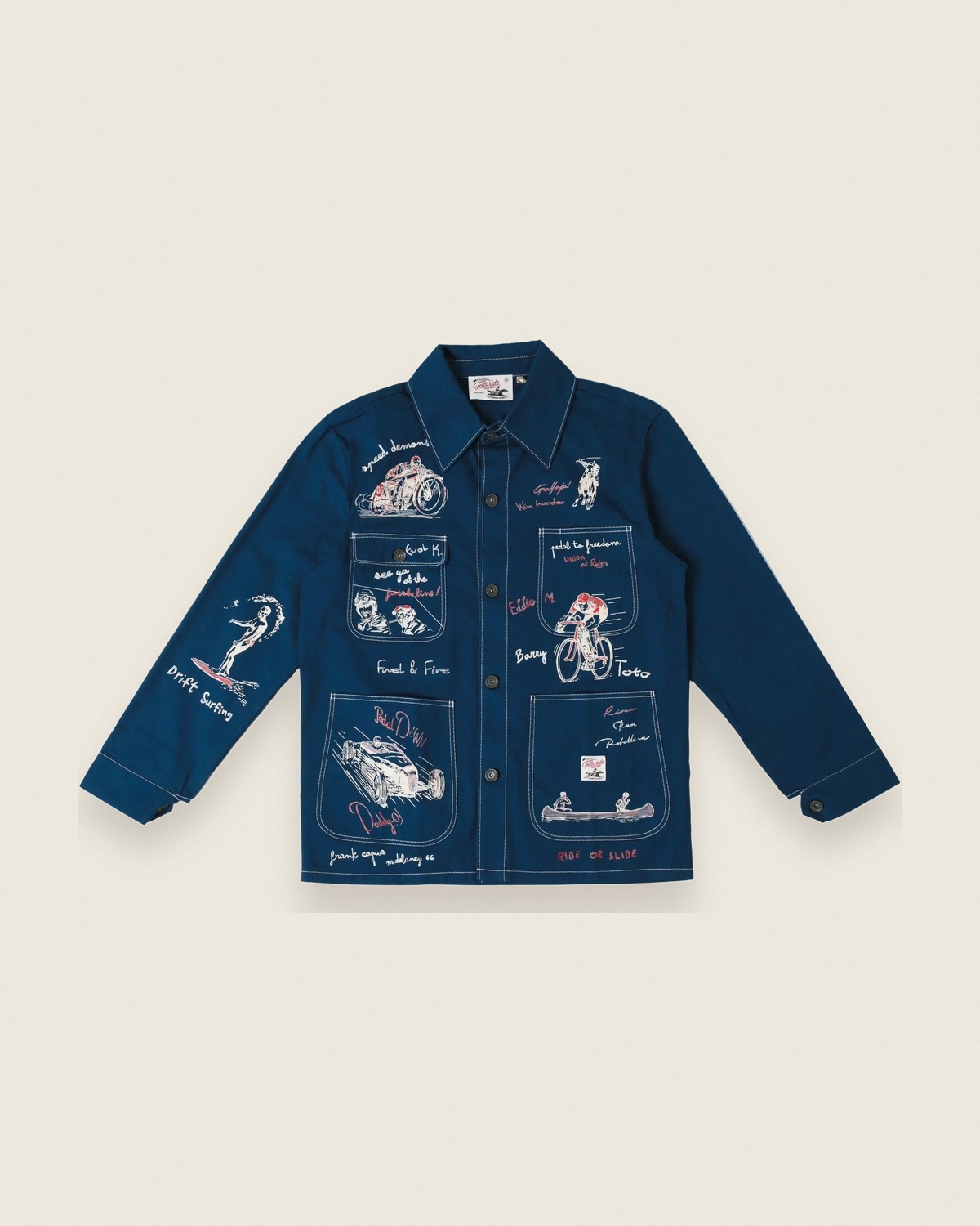 TELLURIDE FIELD NOTE CHORE COAT - INDUSTRIAL BLUE